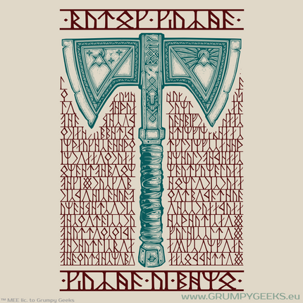 Lord of the Rings themed Baruk KHazad artwork