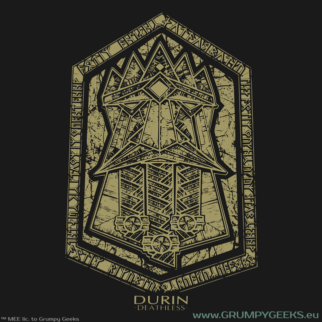 Lord of the Rings themed Durin artwork