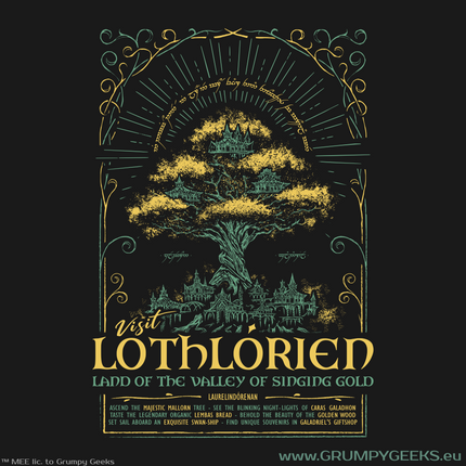 Lord of the Rings themed Lorien elven artwork