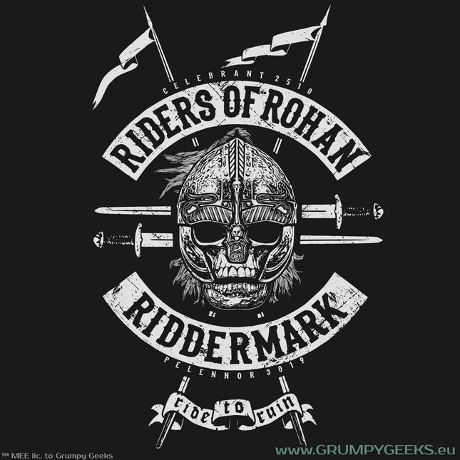 Lord of the Rings themed Riders of Rohan artwork