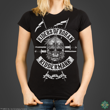 Licensed Lord of the Rings ladies t-shirt with Riders of Rohan art print