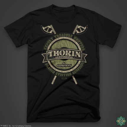 Licensed Lord of the Rings t-shirt with Thorin and Company design